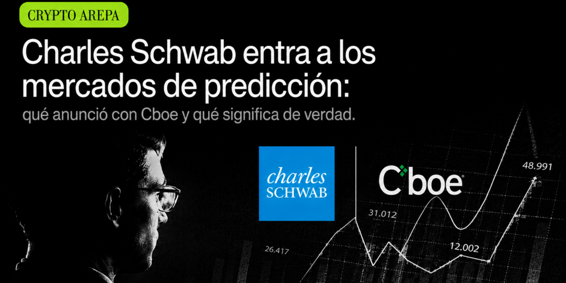 Charles Schwab entra a los mercados de predicción: qué anunció con Cboe y qué significa de verdad