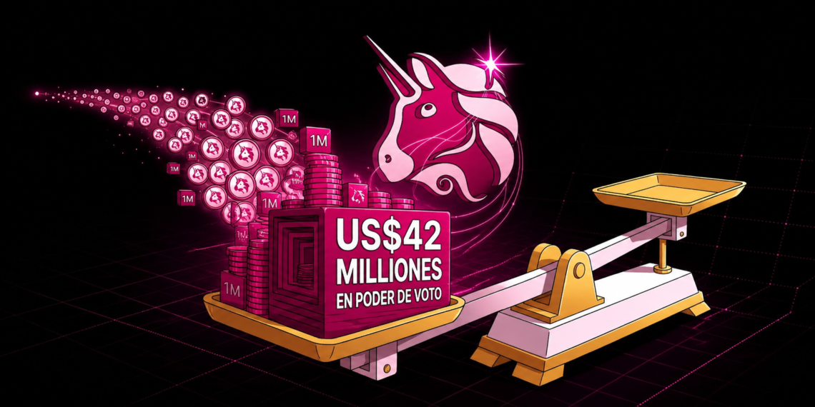 Uniswap recupera US$42 millones en poder de voto que tenía prestado desde 2022