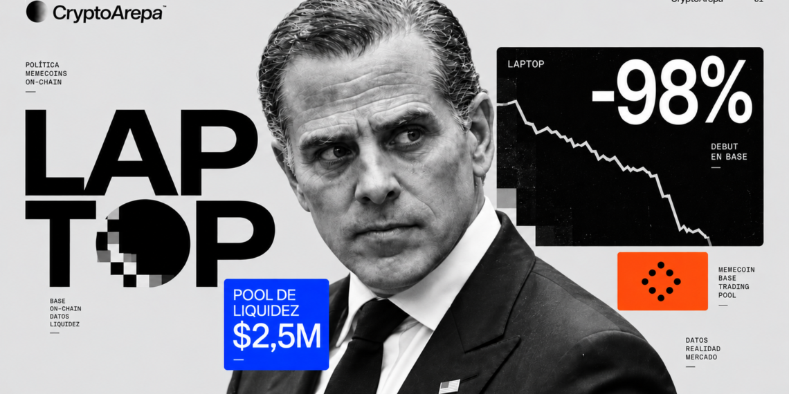 El memecoin de Hunter Biden llegó a valer más de US$100.000 millones con apenas US$2,5 millones de liquidez real