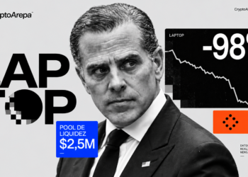 El memecoin de Hunter Biden llegó a valer más de US$100.000 millones con apenas US$2,5 millones de liquidez real