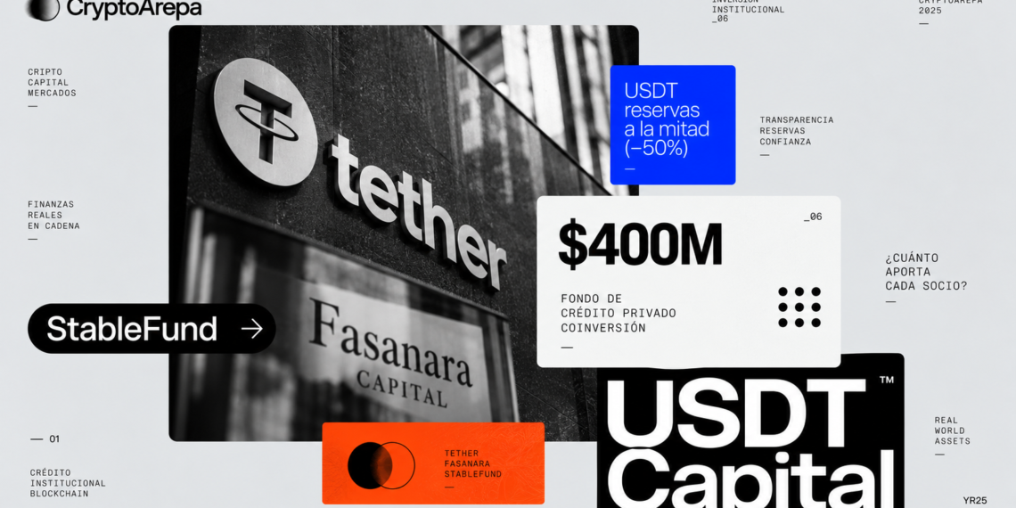 Tether entra al crédito privado con $400 millones, mientras su colchón de reservas se parte a la mitad