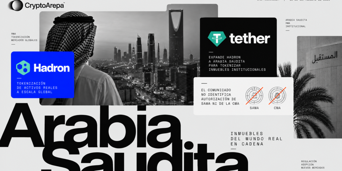 Tether expande su tokenización a Arabia Saudita, pero sin autorización de SAMA o CMA en el comunicado