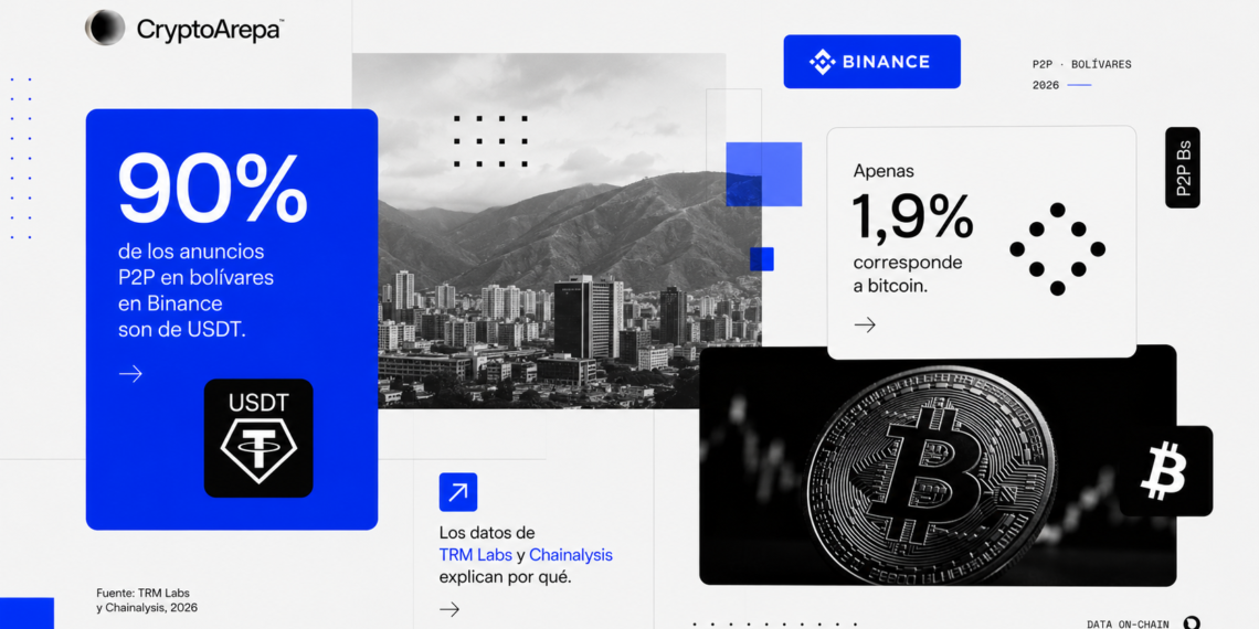 El bitcoin es apenas 1,9% del mercado P2P en Venezuela: esto es lo que sí se usa