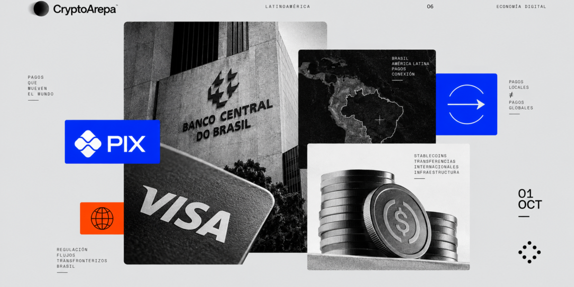 Visa dice que las stablecoins no le pelean el terreno a PIX. Brasil ya les cerró esa salida