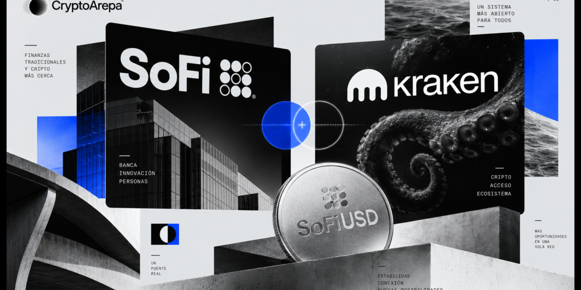 SoFi conecta sus rieles bancarios con Kraken, pero su stablecoin no dice quién audita las reservas